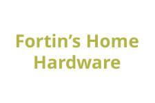 Logo for Fortin’s Home Hardware Logo for Fortin’s Home Hardware