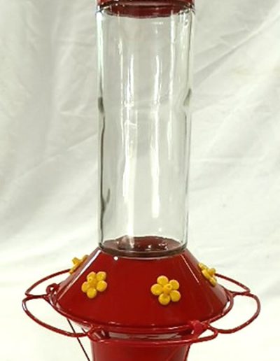 Bottle Ring Style Hummingbird Feeder Nectar Warmer Attached