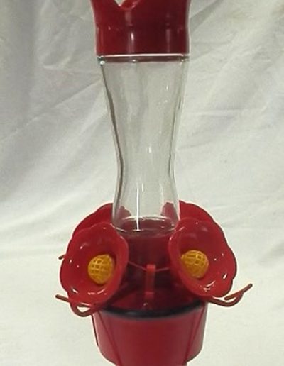 Bottle Flower Perch Hummingbird Feeder with Nectar Warmer